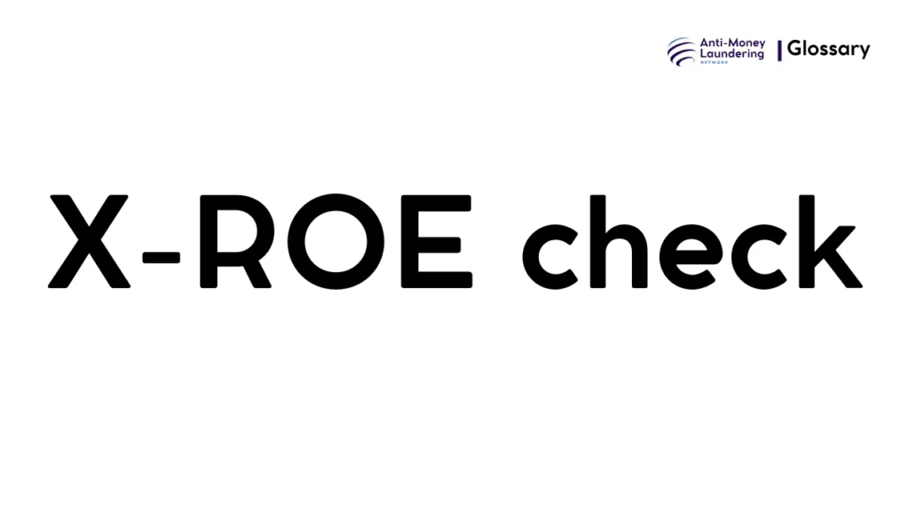 X-ROE check