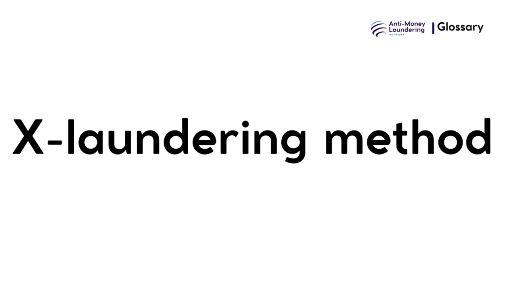 X-laundering method