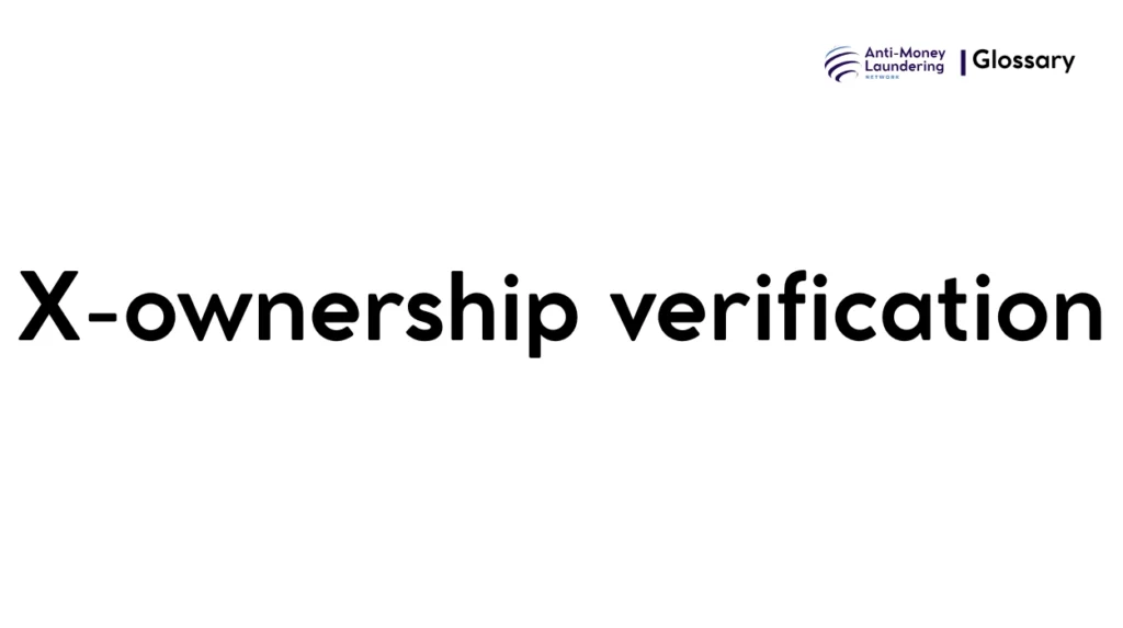 X-ownership verification