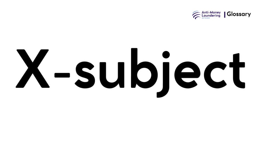 X-subject