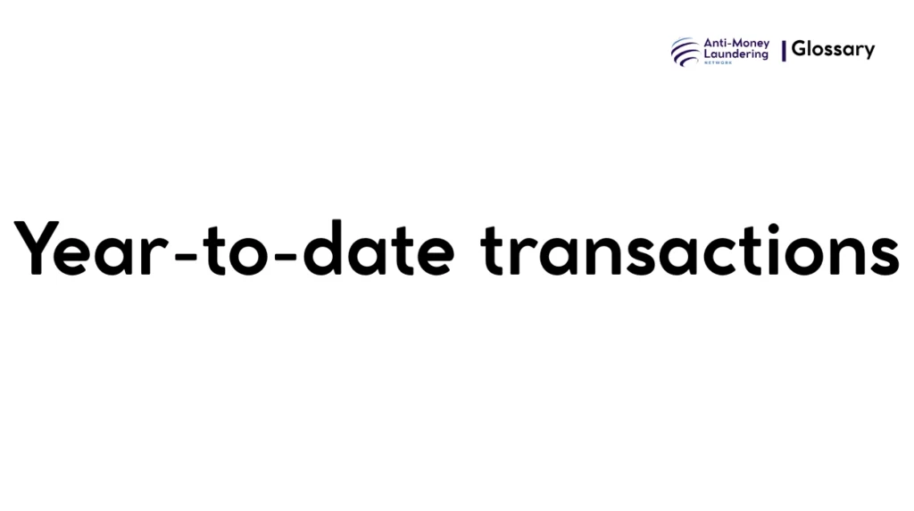 Year-to-date transactions