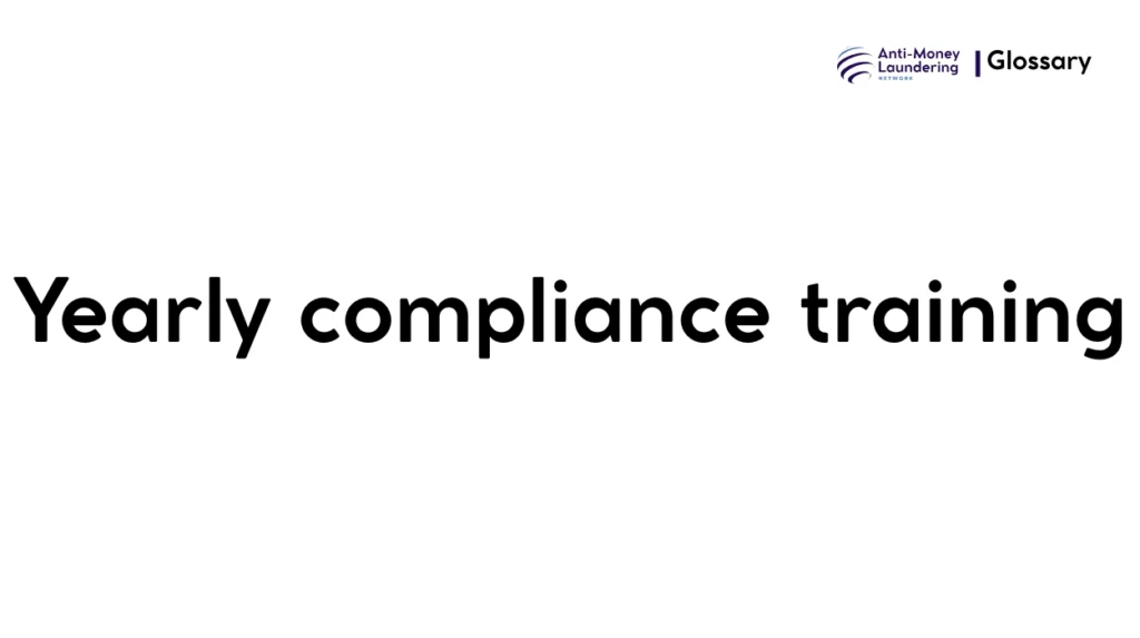 Yearly compliance training