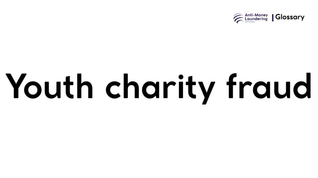 Youth charity fraud