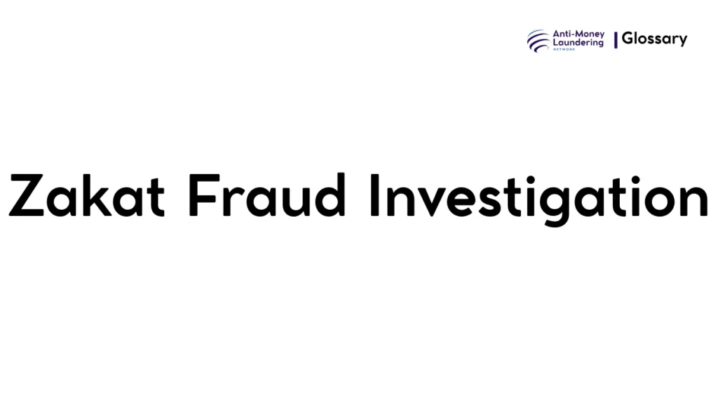 Zakat Fraud Investigation
