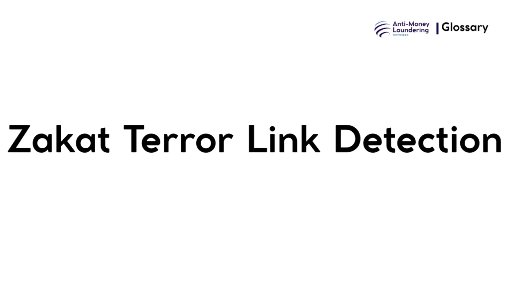 Zakat Terror Link Detection